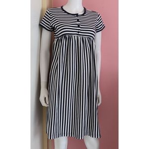 Hanna Andersson | Navy Blue White Stripes 100% Cotton Back To School US/14 -16